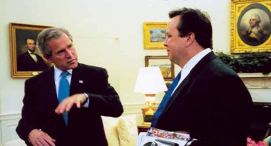 Don With George W. Bush