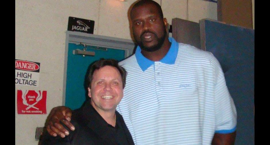 Don with Shaquille O'Neal