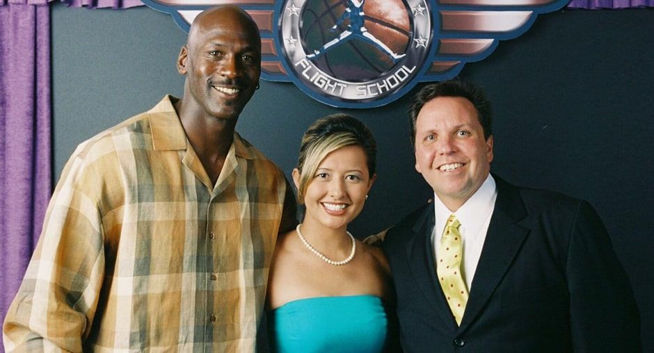 Don & Jeanette Yaeger with Michael Jordan