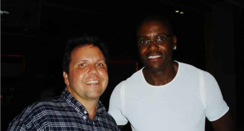 Don with Carl Lewis