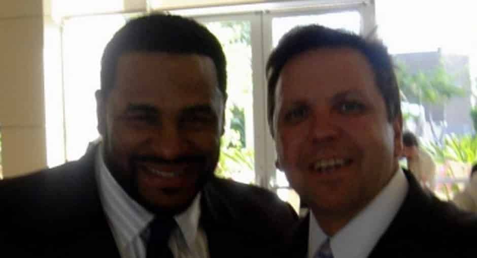 Don with Jerome Bettis