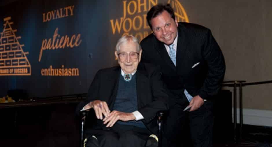 Don with John Wooden