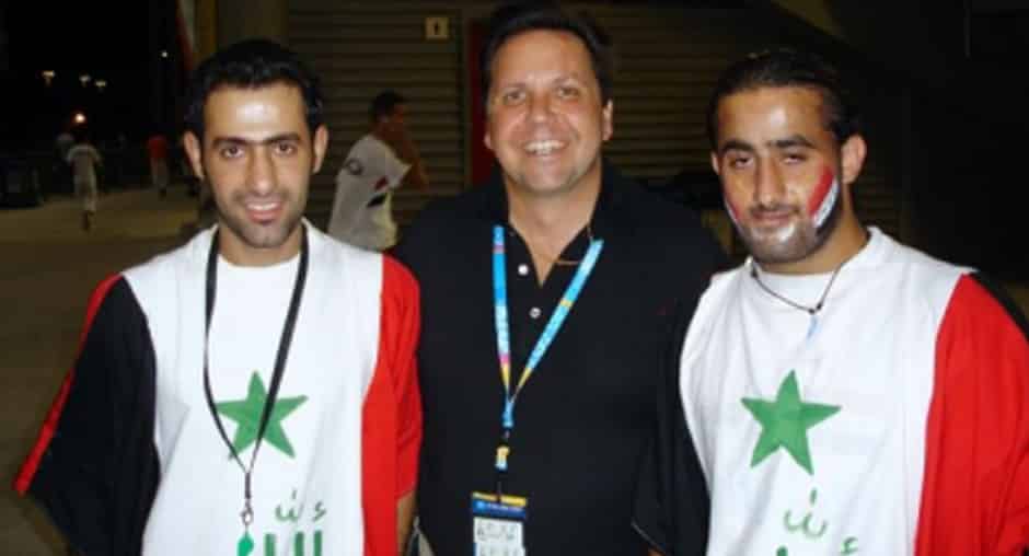 Don With The Iraqi Soccer Team