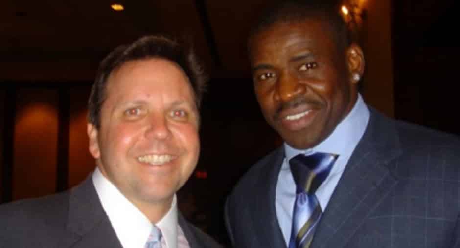 Don With Michael Irvin